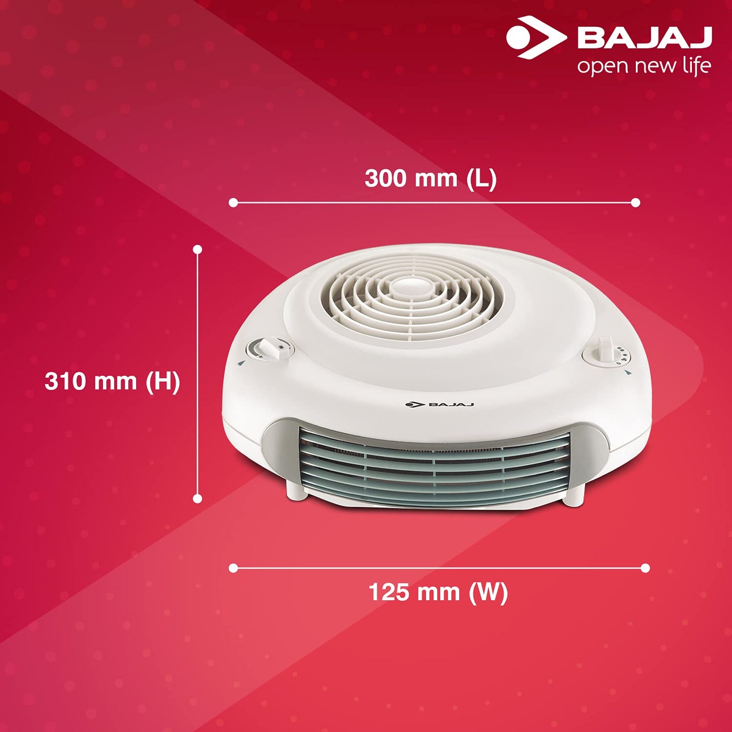 Bajaj RX 11 2000-Watt Heat Convector, White 