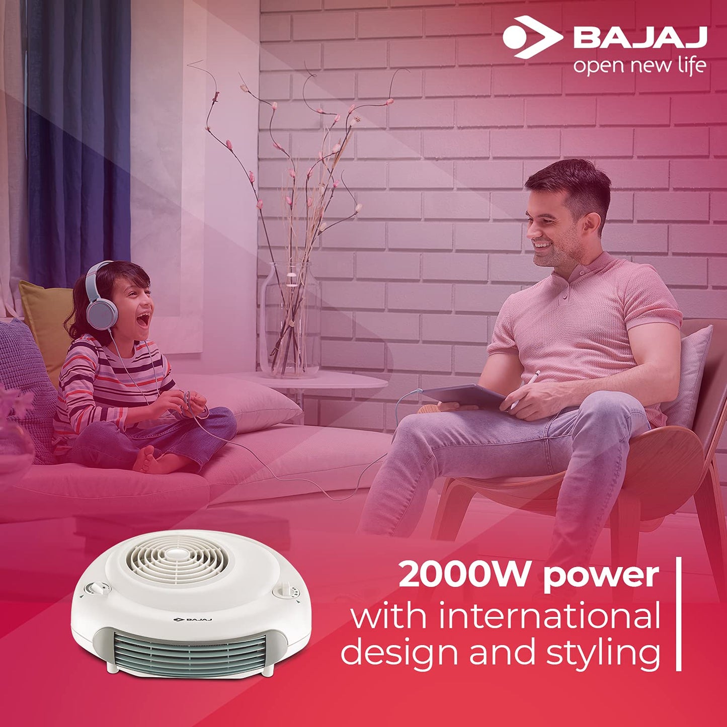 Bajaj RX 11 2000-Watt Heat Convector, White 