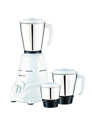 Bajaj Shield Series New Shakti 10L Vertical Storage Water Heater Titanium Armour 4 Star BEE Rated & Bajaj Rex Mixer Grinder 500W Nutri-Pro 3 SS Jars White 