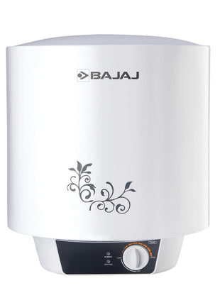 Bajaj Shield Series New Shakti 10L Vertical Storage Water Heater Titanium Armour 4 Star BEE Rated & Bajaj Rex Mixer Grinder 500W Nutri-Pro 3 SS Jars White 