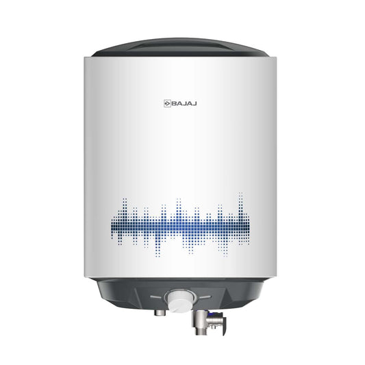 Bajaj Shield Series New Shakti 25L Vertical Storage Water Heater For Home| 5-Star Rated Geyser| Multiple Safety Systems| For High Rise Buildings| 10-Yr Tank 6-Yr Element 4-Yr Product Warranty 【White】 