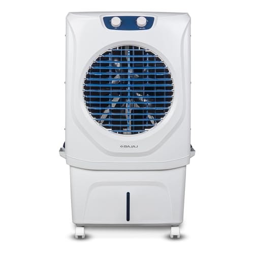Bajaj Shield Series Velar 70L Desert Air Cooler For Home | Inverter Compatible | 80Ft Air Throw | Dual Side Water Inlet | Ice Chamber | 3 Yrs Warranty (1 Yr Standard + 2 Yrs Extended Warranty)【White】 
