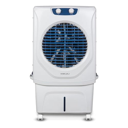 Bajaj Shield Series Velar 70L Desert Air Cooler For Home | Inverter Compatible | 80Ft Air Throw | Dual Side Water Inlet | Ice Chamber | 3 Yrs Warranty (1 Yr Standard + 2 Yrs Extended Warranty)【White】 