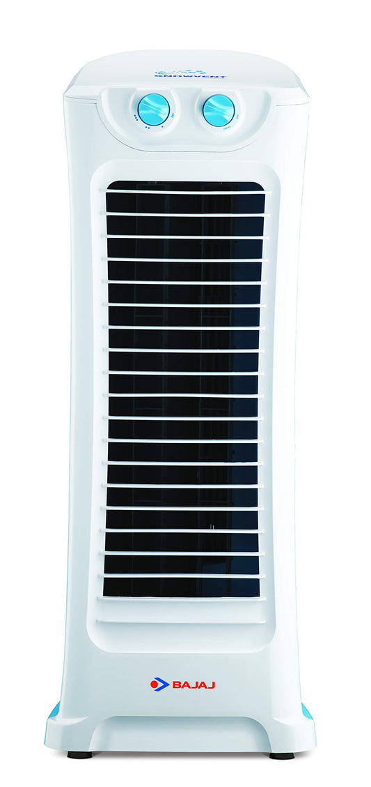 Bajaj Snowvent Tower Fan For Home| Lightweight Portable Tower AC| Tough Blower With 3 Speed Control| Cooler for home| High Air Throw with Swing Control|1- Year Warranty By Bajaj|Blue-Turquoise|1200 mm 