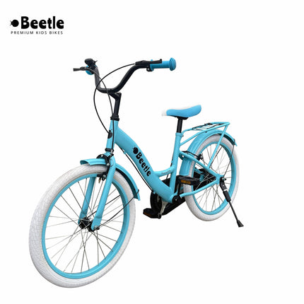 Beetle Panache 20T Kids Cycle with 12 Inches Steel Frame for 6 to 10 Year olds, Turquoise Blue, Unisex 