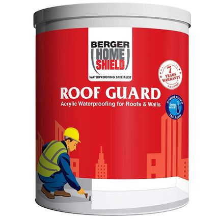 Berger Paints Weathercoat Roofguard (White, 4 L) 
