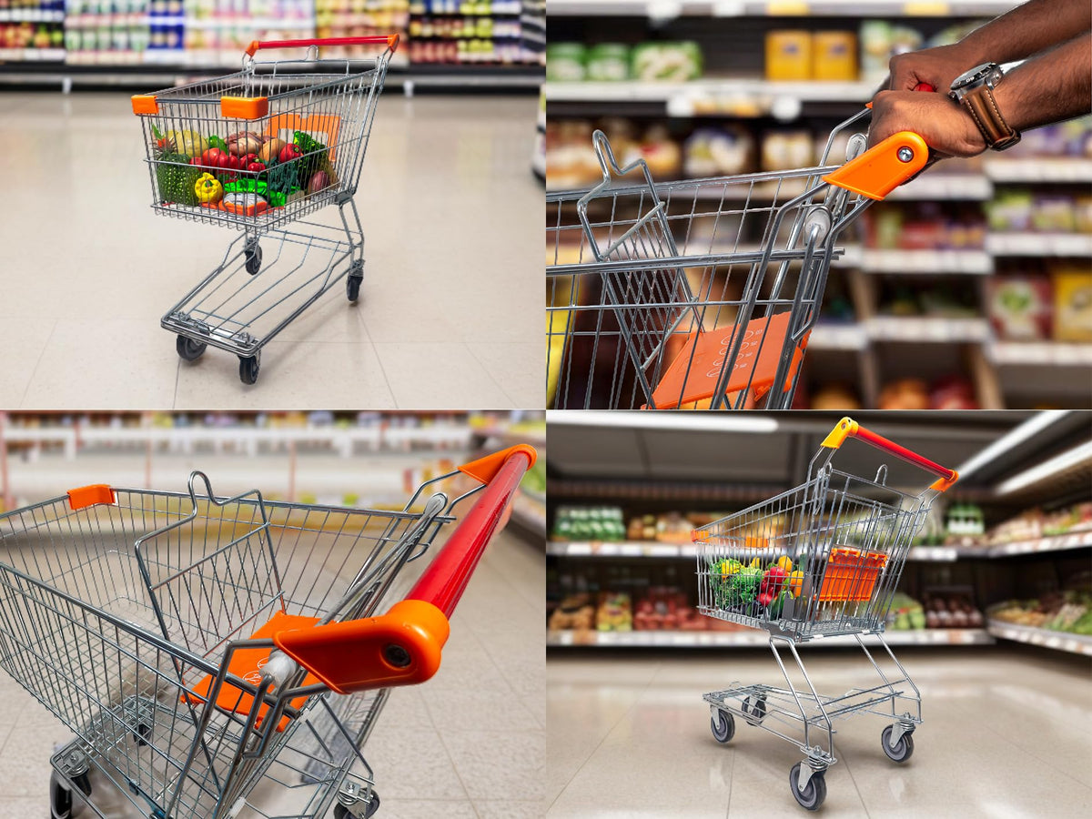 Bigapple BA-AS60 Heavy Weight King Shopping Trolley, 60L Capacity, Asian Style 