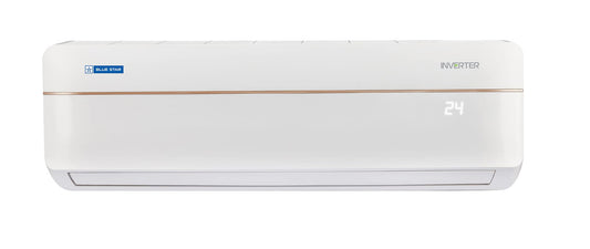 Blue Star 1.0 Ton 3 Star Split System Inv SAC (Copper, IA312VNU, 2022, Duo FInish (Matt-Gloss) White) 