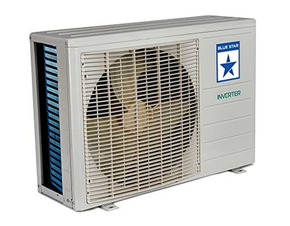 Blue Star 1.5 Ton 3 Star Convertible 4 in 1 Cooling Inverter Split AC (Copper, Multi Sensors, Dust Filter, Smart Ready, Blue Fins, Self Diagnosis, IA318VKU, White) 