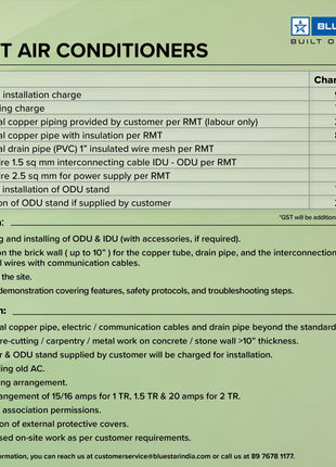 Blue Star 1.5 Ton 3 Star Hot and Cold, 60 Months Warranty, Inverter Split AC (Copper, Convertible 5 in 1 Cooling, Multi Sensors, Dust Filter, IC318VCUHC, White) 