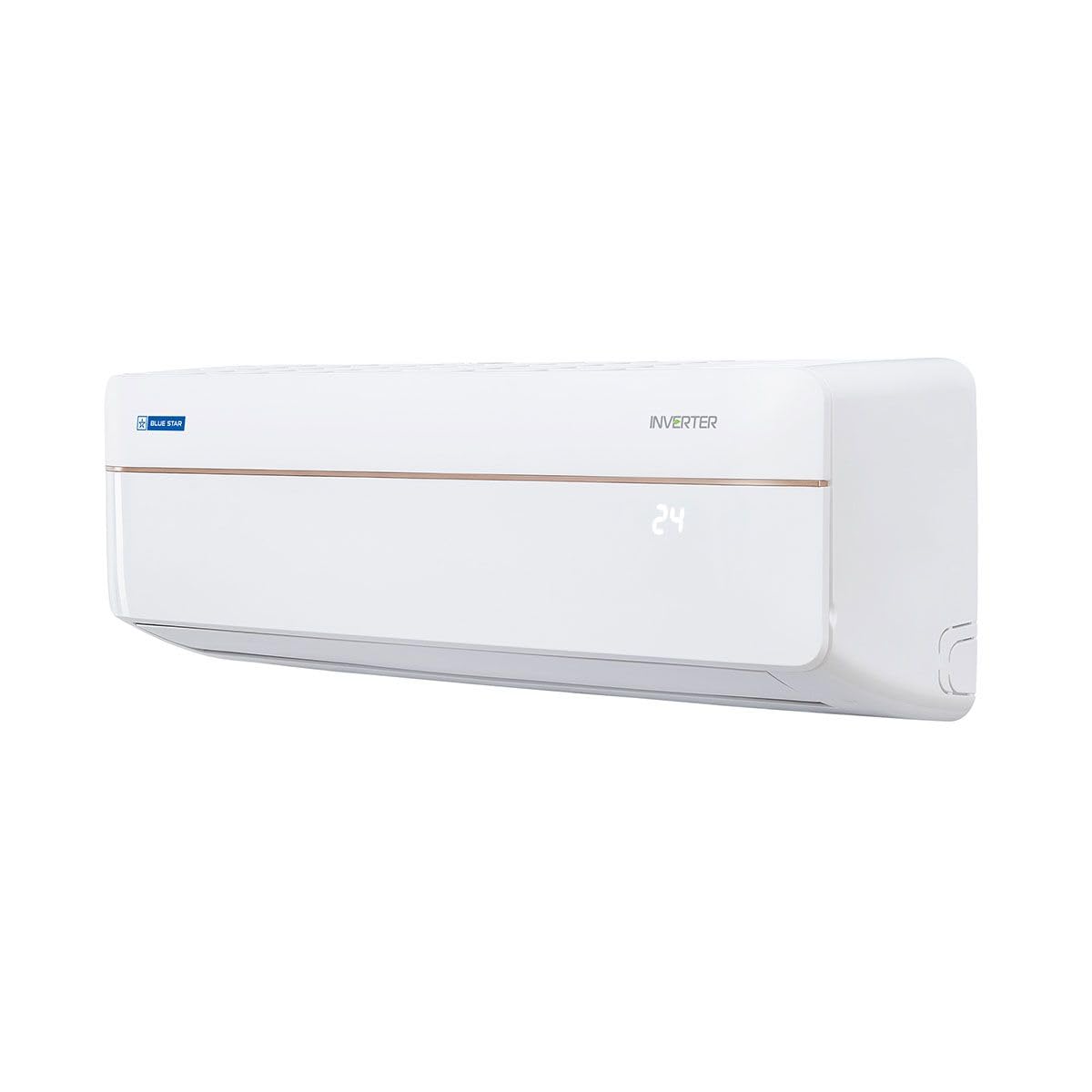 Blue Star 1.5 Ton 5 Star Convertible 5 in 1 Cooling Inverter Split AC (Copper, DigiQ Penta Sensors, Dust Filter, Blue Fins 2024 Model, IC518VNUR, White) 