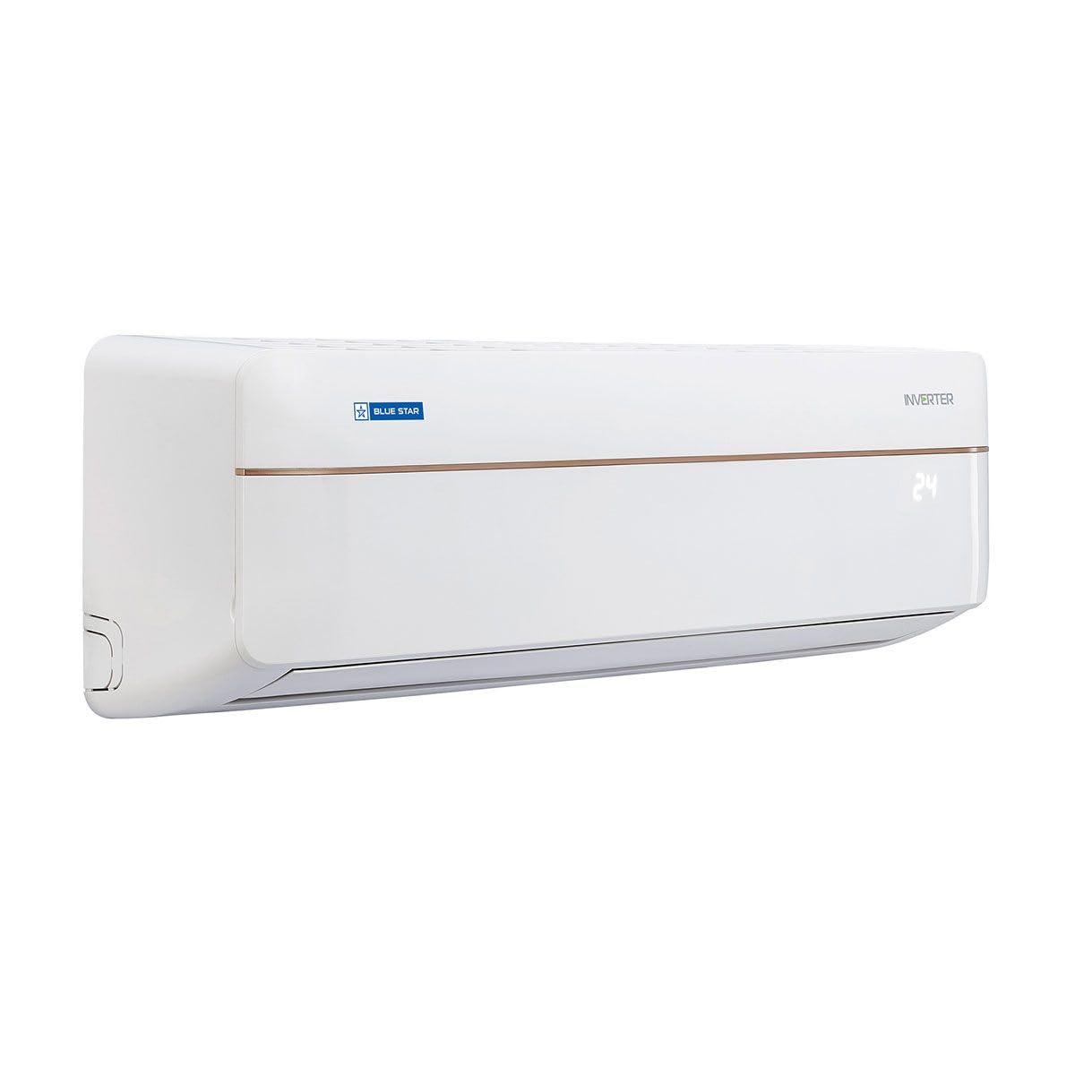 Blue Star 1.5 Ton 5 Star Convertible 5 in 1 Cooling Inverter Split AC (Copper, DigiQ Penta Sensors, Dust Filter, Blue Fins 2024 Model, IC518VNUR, White) 