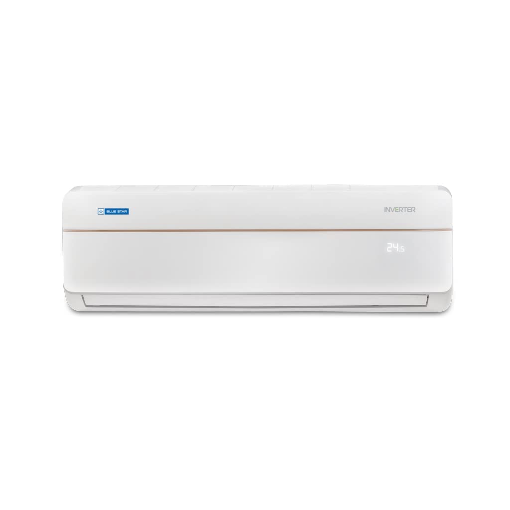Blue Star 1.7 Ton 3 Star Inverter Split AC (Copper, Convertible 4-in-1 Cooling Mode, 2022 Model, IA319VCU, White) 