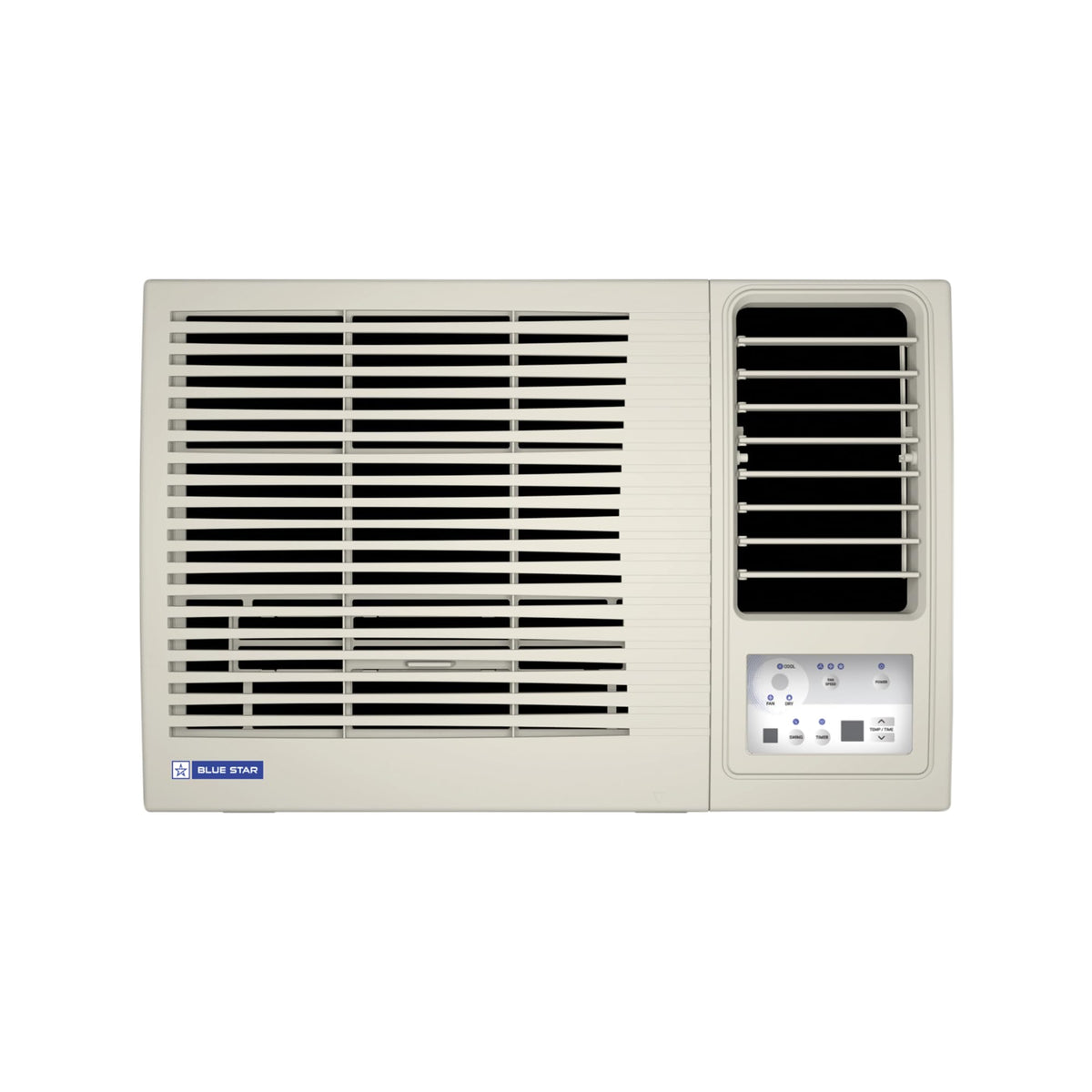 Blue Star 1 Ton 3 Star Fixed Speed Window AC (Copper, Turbo Cool, Fan Modes-Auto/High/Medium/Low, Hydrophilic Blue Fins, Dust Filters, Self-Diagnosis, WFE312L, White) 