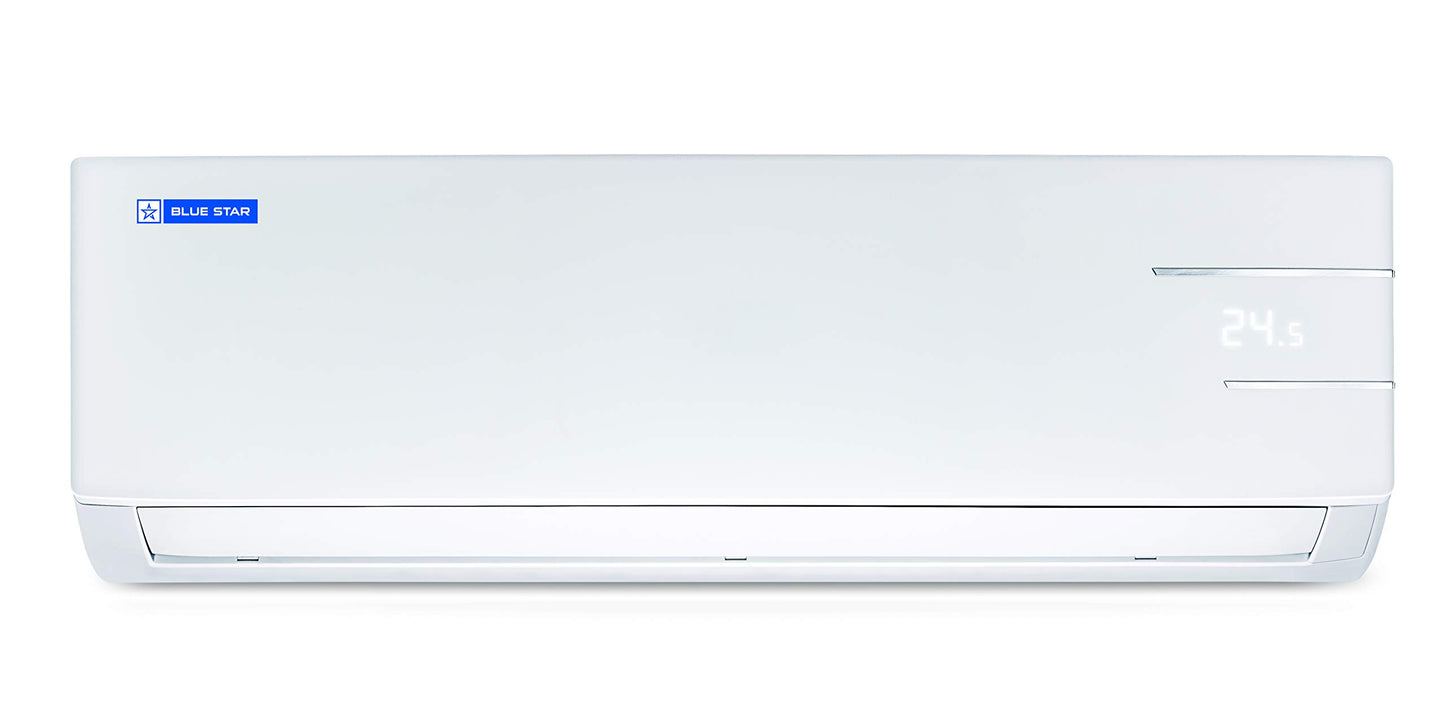 Blue Star 1 Ton 3 Star Split AC (2023 Model, Copper Condenser, Dust Filter, FB312DNU) Self Diagnosis, Auto Restart with Memory Function 