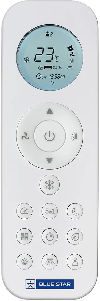 Blue Star 1 Ton 5 Star Split Inverter AC Wi-Fi with (Energy Saver, AI Pro, 5-In-One Convertible, 4-Way Swing, Comfort Sleep ID512TNUR, White) 