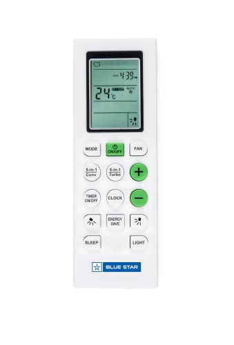 Blue Star 2 Ton 3 Star, 60 Months Warranty, Inverter Split AC (Copper, Convertible 5 in 1 Cooling, Auto Defrost, Dust Filters, Blue Fins, IC324YNU, White) 