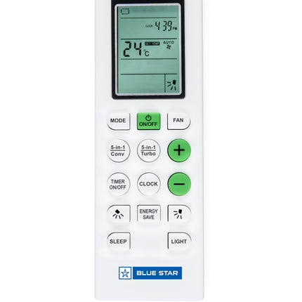Blue Star 2 Ton 3 Star, 60 Months Warranty, Inverter Split AC (Copper, Convertible 5 in 1 Cooling, Auto Defrost, Dust Filters, Blue Fins, IC324YNU, White) 