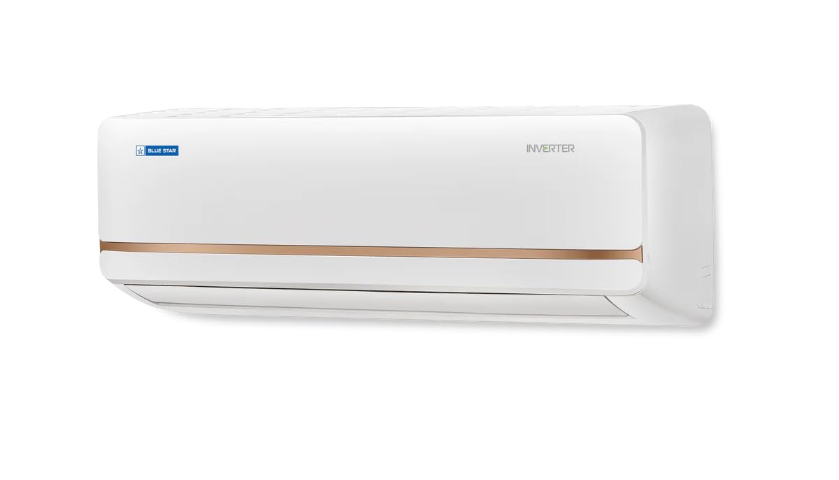 Blue Star 2 Ton 3 Star Split Inverter AC (Turbo Cool, Self Diagnosis, 5-in-1 Convertible Cooling, Comfort Sleep, Energy Saver IB324TKU, Copper Condenser) White 