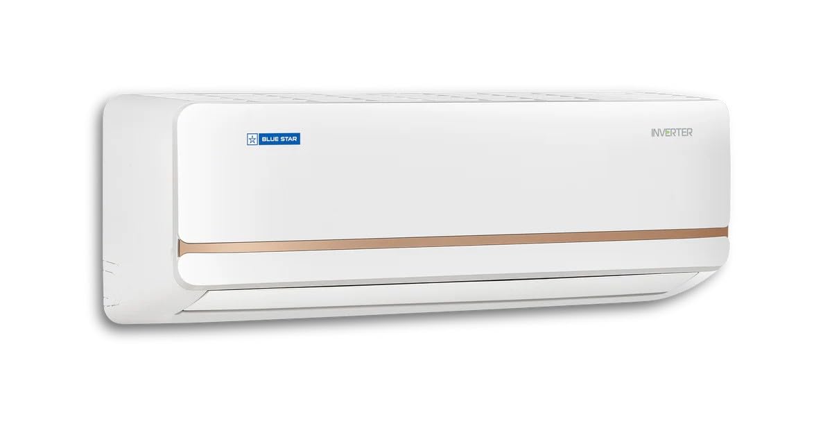 Blue Star 2 Ton 3 Star Split Inverter AC (Turbo Cool, Self Diagnosis, 5-in-1 Convertible Cooling, Comfort Sleep, Energy Saver IB324TKU, Copper Condenser) White 