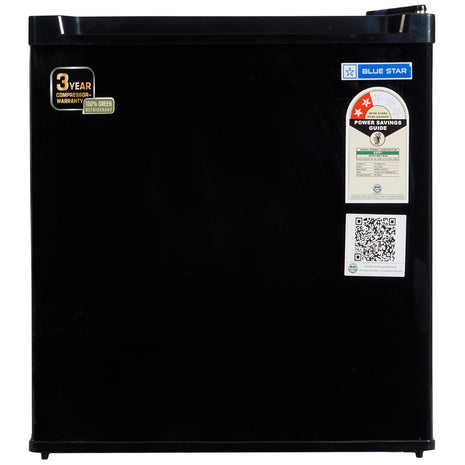 Blue Star 45 Ltr, 2 Star, Mini Refrigerator With Freezer, Direct Cool, Black, MR60-GB 