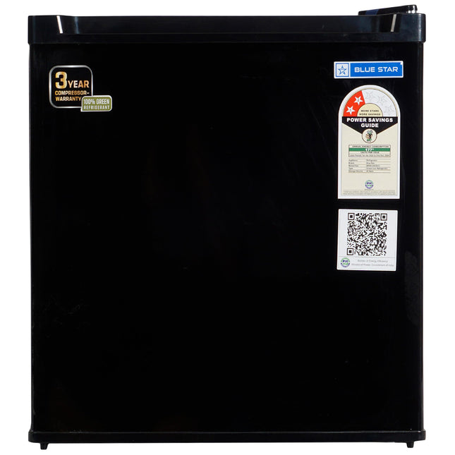 Blue Star 45 Ltr, 2 Star, Mini Refrigerator With Freezer, Direct Cool, Black, MR60-GB 