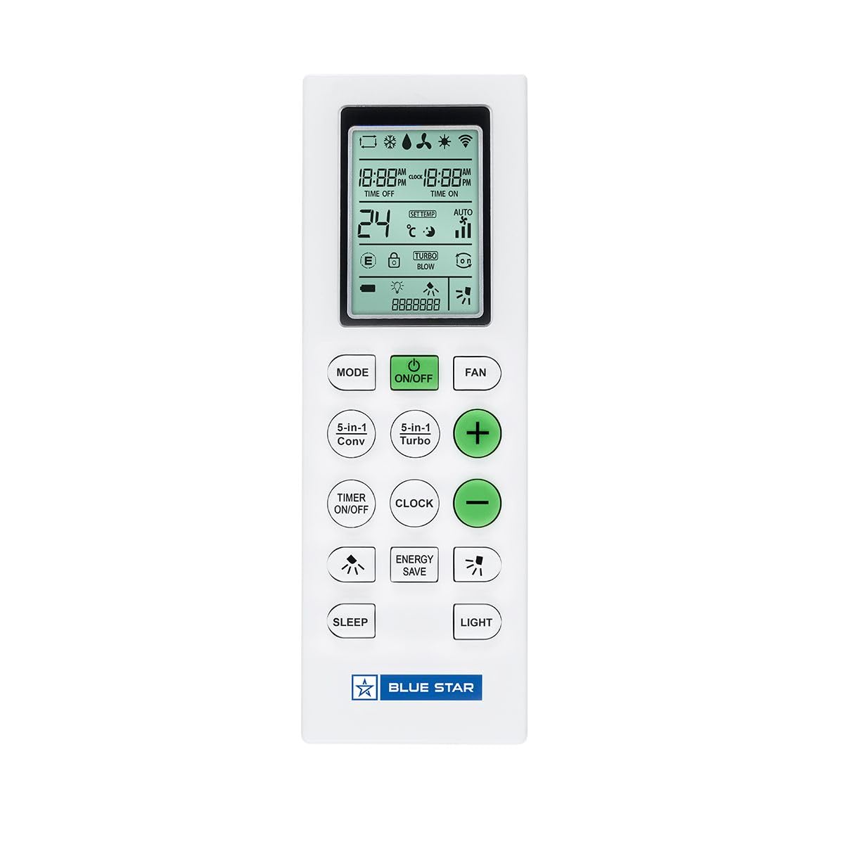 Blue Star 5 in 1 Convertible 1.5 Ton 3 Star Inverter Split AC with 4-Way Swing (2023 Model, Copper Condenser, IC318MNU) 
