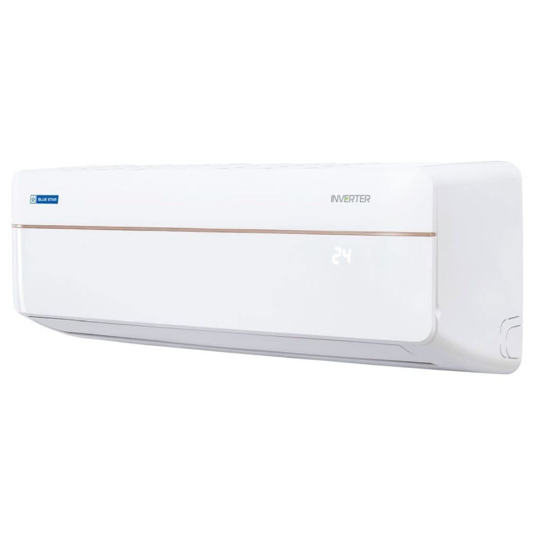 Blue Star 5 in 1 Convertible 1.5 Ton 5 Star Inverter Split Air Conditioner with Self Diagnosis & Copper Condenser (White, IC518RNU) 