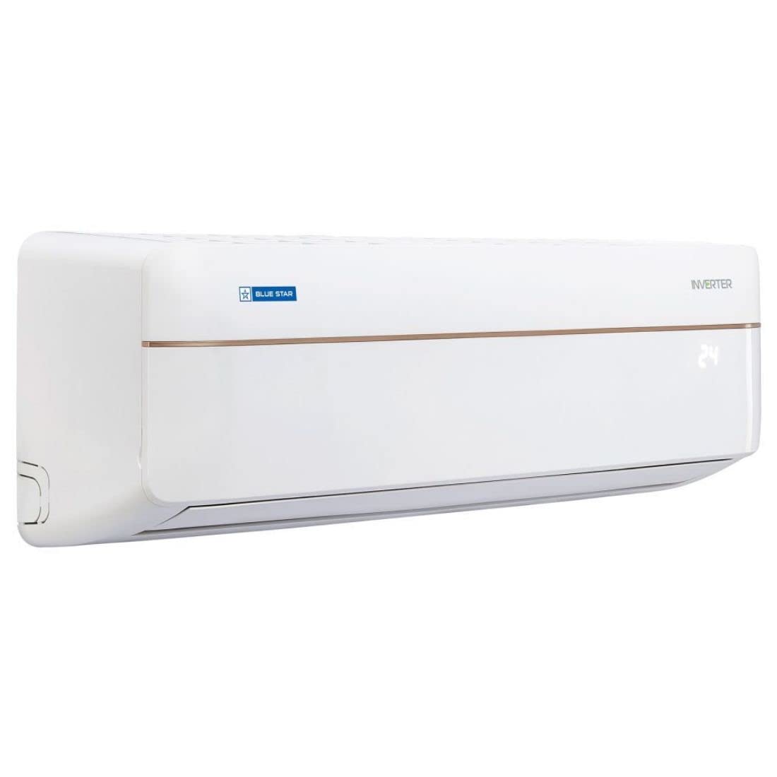 Blue Star 5 in 1 Convertible 1.5 Ton 5 Star Inverter Split Air Conditioner with Self Diagnosis & Copper Condenser (White, IC518RNU) 