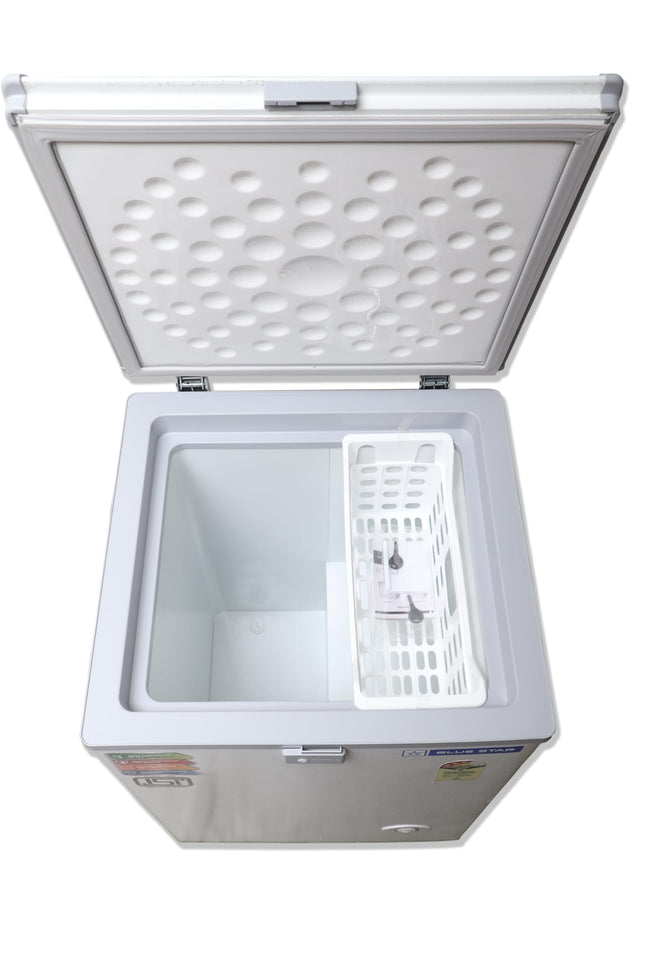 Blue Star CF3-130NEYW 130 Liter Single Door Deep Freezer (108 Liter, White, 3-star) 