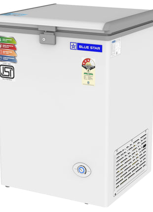Blue Star CF3-130NEYW 130 Liter Single Door Deep Freezer (108 Liter, White, 3-star) 