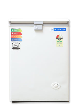 Blue Star CF3-130NEYW 130 Liter Single Door Deep Freezer (108 Liter, White, 3-star) 