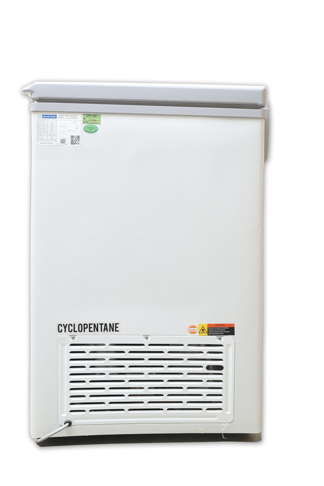 Blue Star CF4-230NEYW Single Door Deep Freezer (215 Liter, White, 4-star) 
