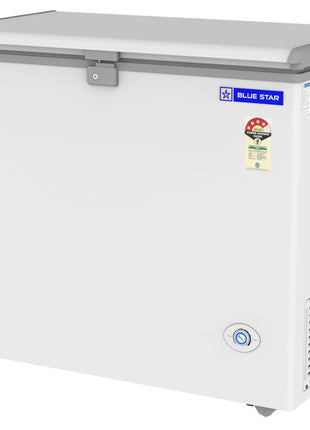 Blue Star CF4-230NEYW Single Door Deep Freezer (215 Liter, White, 4-star) 