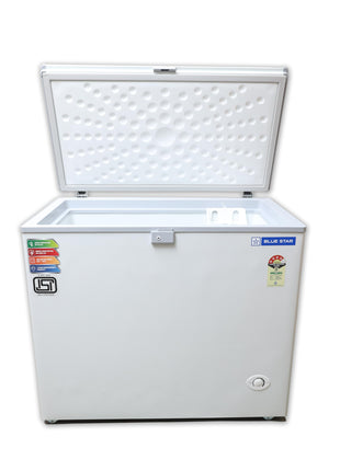 Blue Star CF4-230NEYW Single Door Deep Freezer (215 Liter, White, 4-star) 