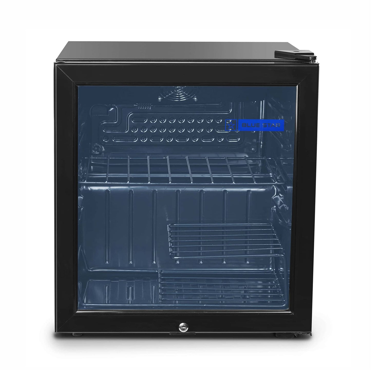 Blue Star VC65D Single Door Visi Cooler (55 Ltrs, 3 shelves, Black) 