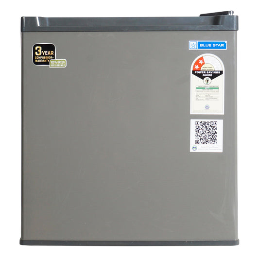 Bluestar 45 Ltr, 2 Star, Mini Refrigerator with Freezer, Direct Cool, Grey, MR60-GG 