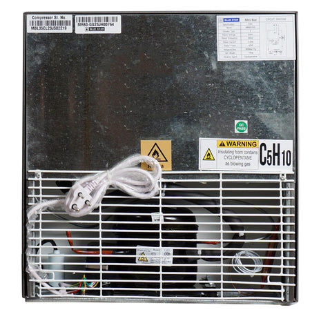 Bluestar 45 Ltr, 2 Star, Mini Refrigerator with Freezer, Direct Cool, Grey, MR60-GG 