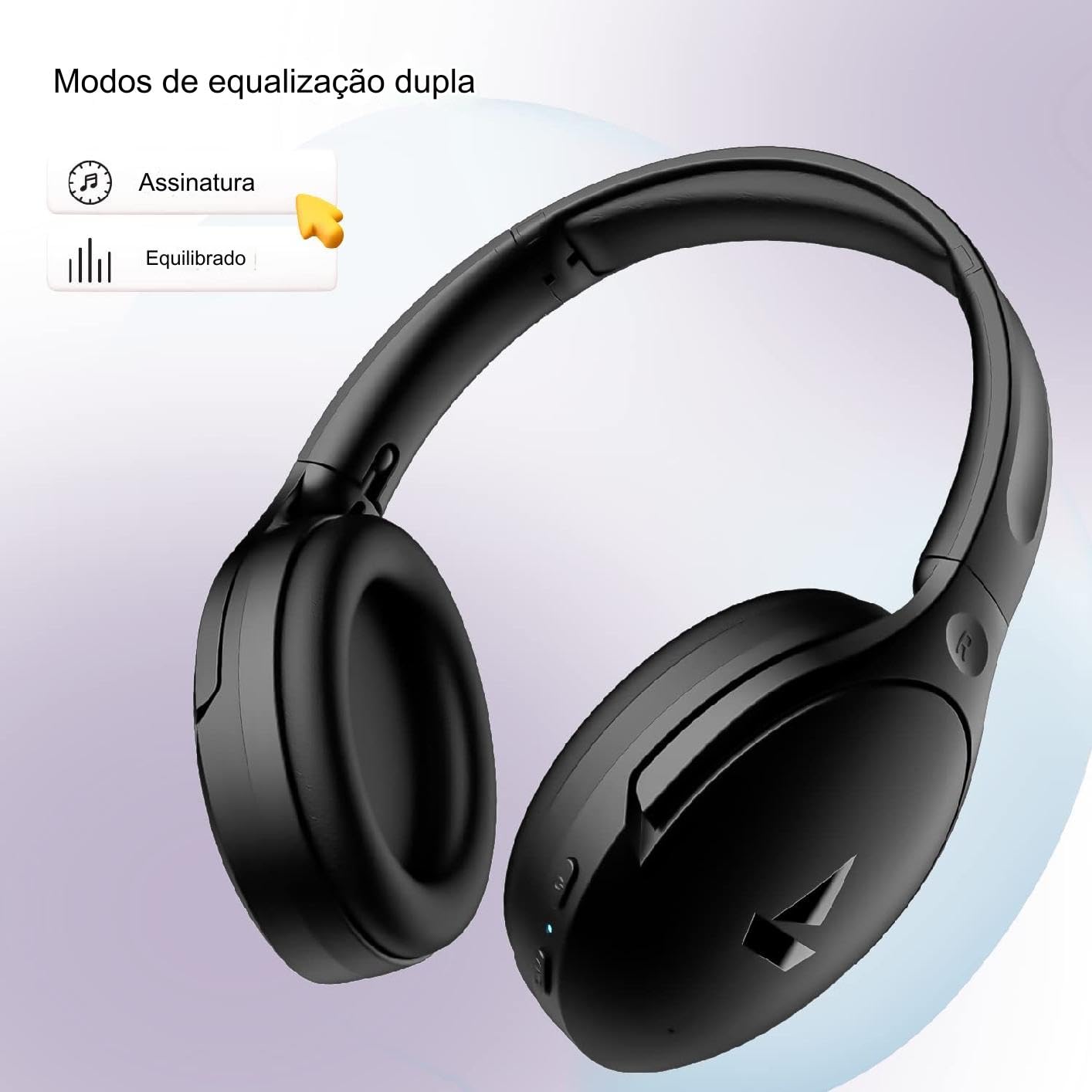 BoAt Rockerz 551ANC Hybrid ANC Over Ear Headphones 100H Playtime Ambient Sound 