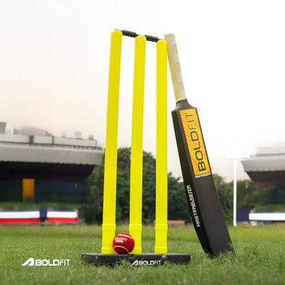 Boldfit Cricket bat Full Size Plastic bat Tennis Cricket bat Turf Tennis bat Lightweight Fiber bat Hard Plastic bat Tournament Plastic Cricket bat Standard Size Cricket Bats for Adults Fiber bat 