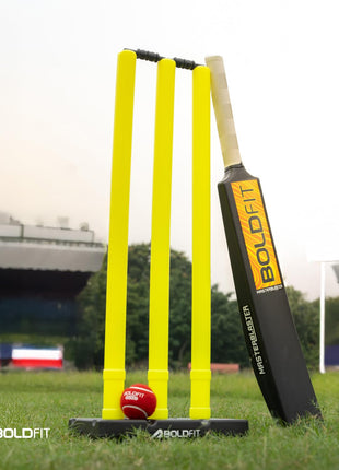 Boldfit Cricket bat Full Size Plastic bat Tennis Cricket bat Turf Tennis bat Lightweight Fiber bat Hard Plastic bat Tournament Plastic Cricket bat Standard Size Cricket Bats for Adults Fiber bat 