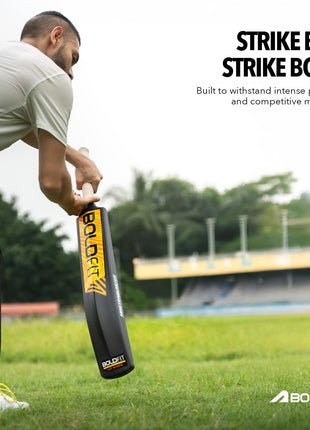 Boldfit Cricket bat Full Size Plastic bat Tennis Cricket bat Turf Tennis bat Lightweight Fiber bat Hard Plastic bat Tournament Plastic Cricket bat Standard Size Cricket Bats for Adults Fiber bat 