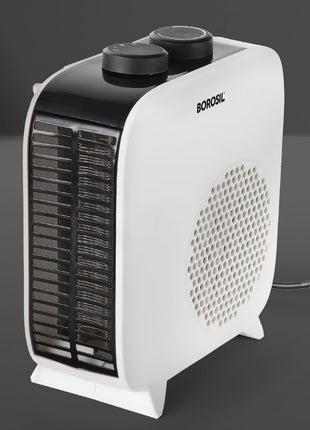 Borosil 2000W Blitz Portable Electric Fan Room Heater (Made in India) | Variable Temperature Control, Horizontal & Vertical Placement | Room Heater Blower, Overheat Protection | 1 Year Warranty 