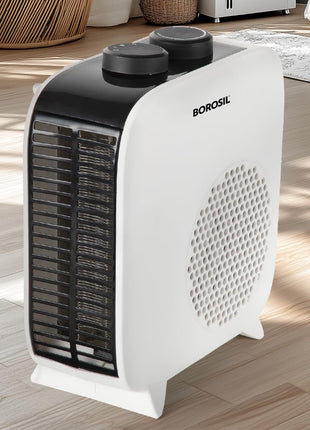 Borosil 2000W Blitz Portable Electric Fan Room Heater (Made in India) | Variable Temperature Control, Horizontal & Vertical Placement | Room Heater Blower, Overheat Protection | 1 Year Warranty 