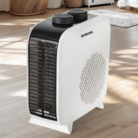 Borosil 2000W Blitz Portable Electric Fan Room Heater (Made in India) | Variable Temperature Control, Horizontal & Vertical Placement | Room Heater Blower, Overheat Protection | 1 Year Warranty 