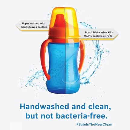 Bosch 13 Place Settings, Free Standing Dishwasher (SMS66GI01I, Silver Inox), extra dry and hygienic wash 