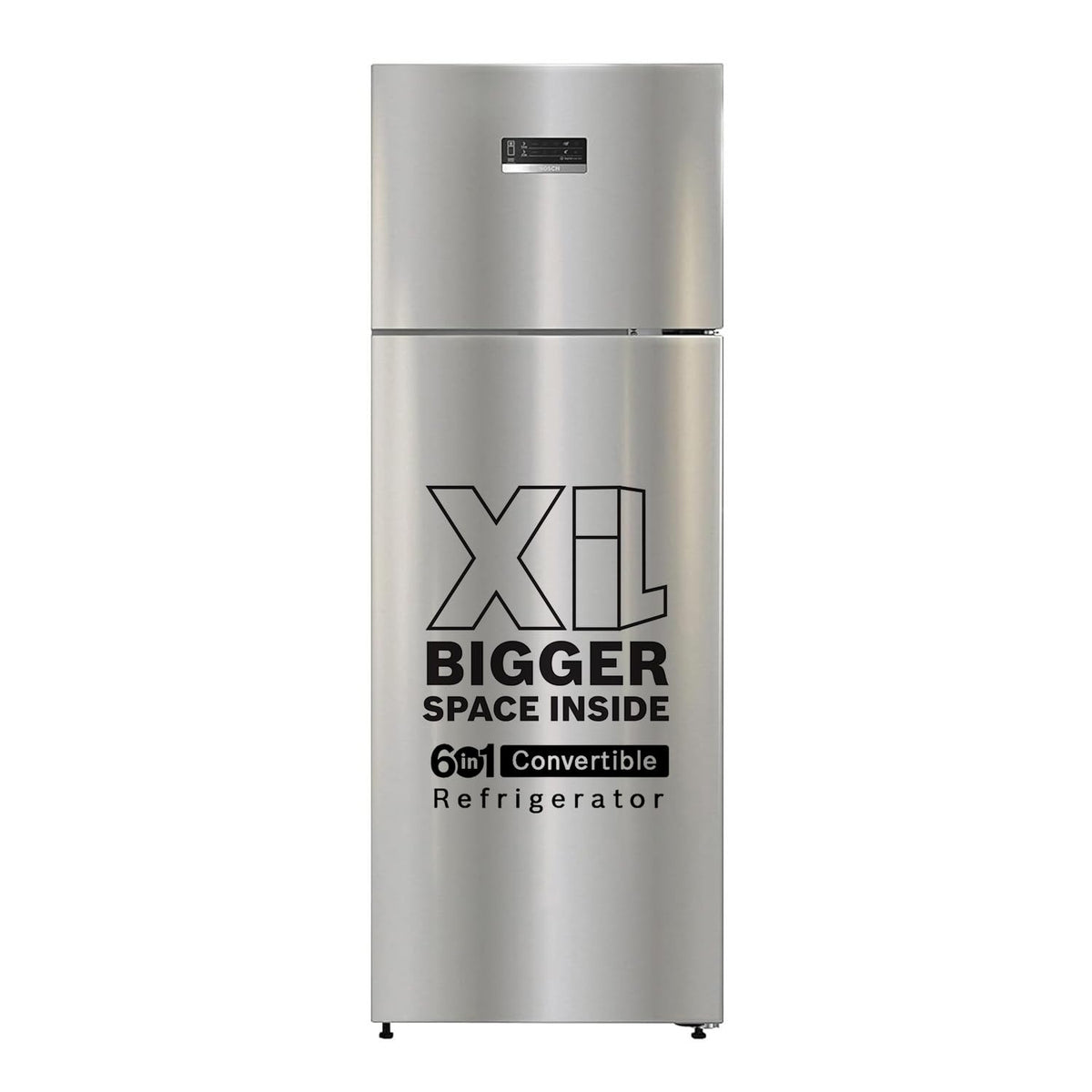 Bosch 243L 3star Frost free Refrigerator Appliance CTC27S031I (Convertible,Silver Inox) 
