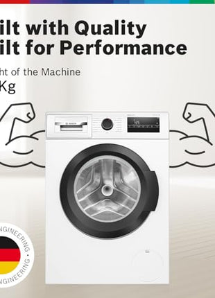 Bosch 8KG 5 Star Fully-Automatic Front Loading Washing Machine (WAJ28260IN,White,AI Active Water Plus,In-Built Heater) 