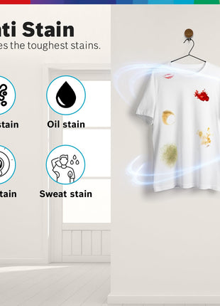 Bosch 8KG 5 Star Fully-Automatic Front Loading Washing Machine (WAJ28260IN,White,AI Active Water Plus,In-Built Heater) 