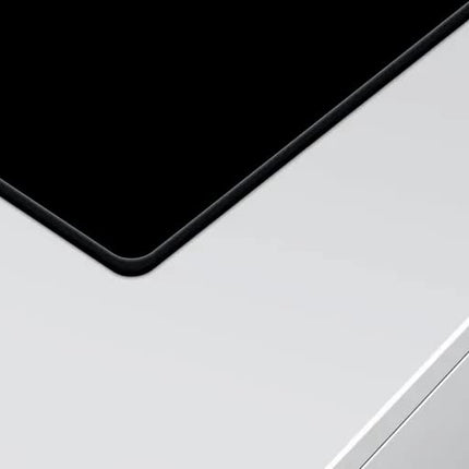 Bosch Built in Gas Hob Black Tempered glass Glass 3 Burner Auto Ignition 75 cm True Brass 2D Ring Burners with Glossy Black Heat Shields & Enameld pan supports (PND7B6F10I) 